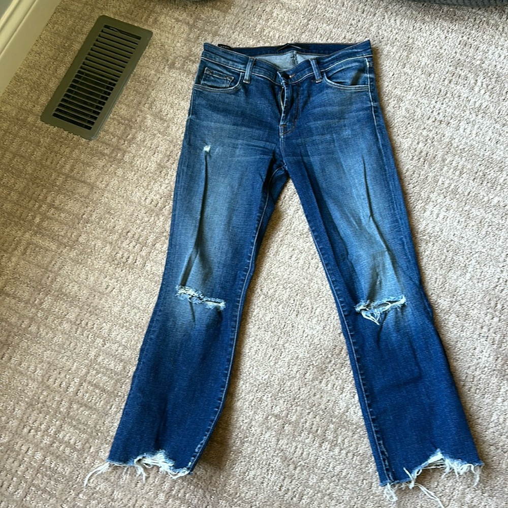 J brand dark wash jeans